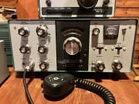 Heathkit-paket: HW-101 (defekt) + HP-23B nätaggregat + HM-102 SWR-mätare